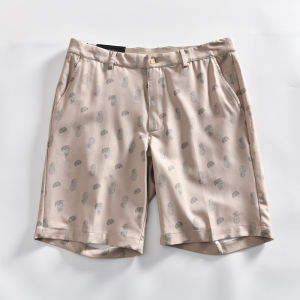 Dokea Golf DRY Elastic Breathable Sweat Absorbent Summer Mens Outdoor Sports Casual Pants Five-Quarter Shorts Straight Leg Fit