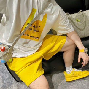 XIBAIYI | Oversized 300 Pounds American Style Letter Print T-Shirt