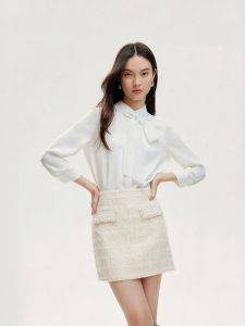Vero Moda | Chân Váy Mini A-Line Knit Bóng Đẹp