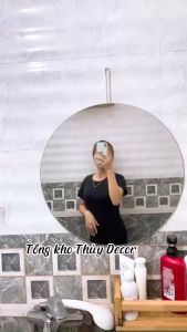 Gương treo quả lắc gương treo dây thẳng sp mới hót decor. Video thật
