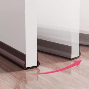 Dải Dán Kín Cửa Dưới Bằng Nhựa PVC Cách Âm Chống Gió Chống Côn Trùng Ngăn Nước Dán Khe Hở Cho Phòng Ngủ Đảm Bảo Sự Riêng Tư