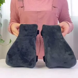 Ergonomic Memory Foam Armrest Pads With 4D Grid Design Comfortable Elbow Support Cushion For Office And Gaming Chairs