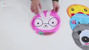 Mũ trùm tóc chụp tóc khi tắm in hình động vật dễ thương siêu co dãn chống nước ( giao màu ngẫu nhiên ) GD762-mutrumtoc