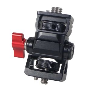 Swivel and Tilt Adjustable Monitor Mount 1/4 3/8 Arri Screw for Tripod Vlog Bracket Mic Light Holder for Gopro Insta360 Action