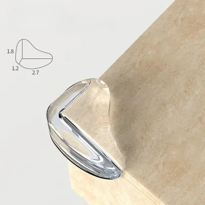 Baby Protection Strip Tape Self Adhesive Collision Transparent Table Edge Guard Silicone Proof Safety Furniture Corner Protector