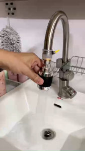 Đầu Vòi Rửa Bát Tăng Áp 3 Chế Độ Phun Nước Xoay 360% Vòi Tăng Áp Gắn Bồn Rửa Chén Tiện Lợi
