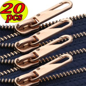 Universal Replacement Zipper Slider Metal Alloy Removal Zipper Puller Luggage Bag Zip Head DIY Craft Sewing Tool Repair Kit