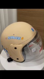 เสริมสร้างความสะอาดจริง สินค้าพร้อมส่งใหม่ #203 หมวกกันน็อคผู้ใหญ่ลายกระต่าย