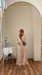 New Arrival Gamis Dewasa Homey Dress Zalmore Series By Aissah.Id Bahan Rayon Viscose  - Bisa Cod