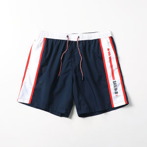 กางเกงขาสั้นชายผ้าตาข่ายระบายอากาศได้ดี ทรงหลวม ทรงลำลอง ทรงหลวม ทรงลำลอง กางเกงขาสั้นชายชายหาดแห้งเร็ว กางเกงขายาวห้าส่วน