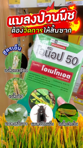 โอน็อป 50 ขนาด 1 ลิตร (โอเมโทเอต 50% W/V SL) ยาเหม็น ไล่แมลง เพลี้ย สูตรเย็น ได้ผลดีกับแมลงปากดูด