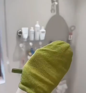 Shower Bath Gloves Korean Exfoliating Wash Skin Mitt Massage Loofah Body Scrub off Dead Skin cells