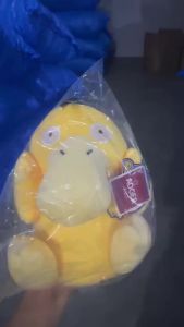 AOGER | Pokemon Psyduck Anime Kawaii Cute Cartoon Funny Plush Toy Squishy Soft Fluffy Stuffed Animals Birthday Gifts for Girls Kids Fans