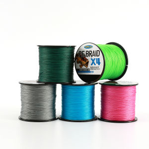Braided Fishing Line-Super Strong - Abrasion Resistant - No Stretch 4 Strand Stronger Multifilament 500M PE Braid Wire 6LB-60LB
