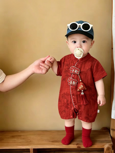 Summer Lightweight Short Sleeve Chinese Style Bodysuit