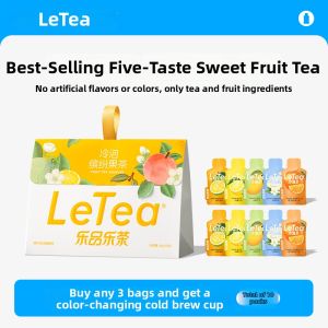 LEPINLECHA | Cold Brew Green Tea with Peaches and Jasmine