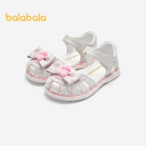 Balabala Childrens Shoes Childrens Sandals Girls Shoes 2024 Summer Princess Shoes New Beach Shoes Non Slip Sweet Exquisite