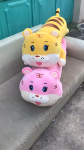 gấᴜ bông Hổ Nằm Gối Ôm Con Cọp Nằm Cute gối ôm cho bé gối ôm dài hình thú K2T4