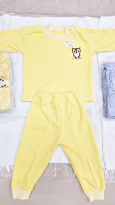 Isi 1 Pcs / 3 Pcs Setelan Mulia Baby Baju Bayi Celana Bayi Piyama Bayi Tangan Panjang