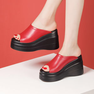 THEME QUEEN | High Heel Platform Fish Mouth Slipper