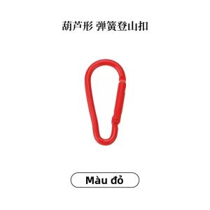 10 Chiếc Móc Khóa Hình Bầu Dục 22x47mm Nhiều Màu Sắc Móc Khóa Lò Xo Dùng Cho DIY Cắm Trại Ngoài Trời Móc Khóa Túi Xách