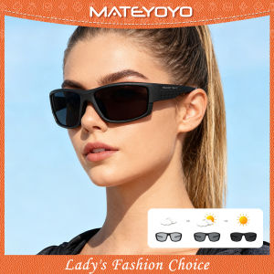 MATEYOYO Fashion Driving Sunglasses Outdoor Cycling Glasses Polarized Glasses Anti Sand Glasses Elastic Paint Design Glasses UV400 Night Vision Sunglasses Cycling Riding Running Glasses for Men Women