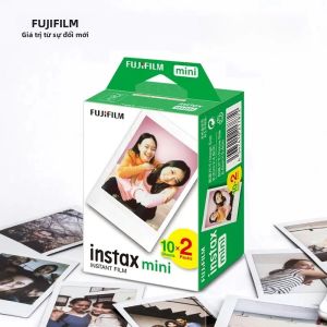 Giấy Ảnh Fujifilm Instax Mini Viền Trắng 10/20 Tờ Tương Thích Với Máy Ảnh Mini 11 9 8 25 50s Phim Ảnh Tức Thì Bóng