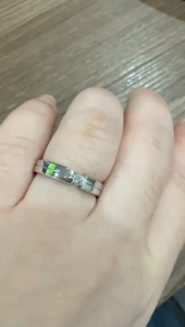 Poh Heng Jewellery 18K Adore Diamond Band in White Gold