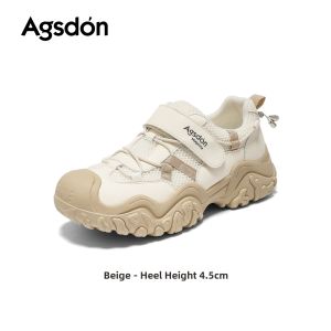 Agsdon | Lightweight Hiking Shoes Women Summer Outdoor Sport Increase Height Dad Style