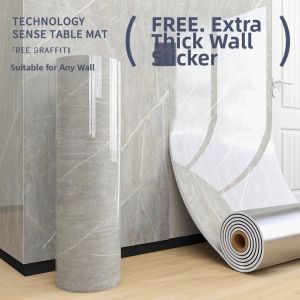 ZHUIHUI | Self-Adhesive Waterproof Anti-Moisture Decorative Marble-Like PVC Wall Tile Panels
