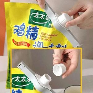 Kitchen Sealed Outlet Mouth Clamp Plastic Food Preservation Anti Moisture Clip for Seasonings Snacks Milk Powder And Food Bags