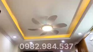 Quạt trần đènQuạt trần 6 cánh trang trí lắp phòng khách-phòng ngủ-phòng bếp siêu mát 6 tốc độ gió-đèn 3 chế độ có điều khiển