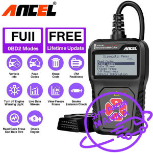Ancel AS100 OBD2 Scanner Check Engine Code Readers & Scan Tools Gasoline/Diesel Car Diagnostic Tool Automotive Odb2 Scanner DTC Lookup OBD Scanner Guage Meter PK Launch CR5001 Thinkobd 500 Thinkdiag mini Mucar BT200
