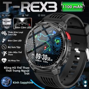 Đồng Hồ Thông Minh Nam Mới 2025 Thể Thao Ngoài Trời Màn Hình HD Pin 1100mAh Siêu Bền Gọi Bluetooth Chống Nước Theo Dõi Sức Khỏe