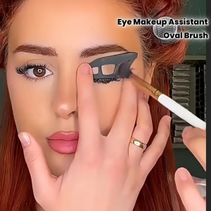 3-Piece Eye Makeup Kit - Eyeshadow Brushes & Molds Quick Templates for Beginners Easy Professional Look Anytime