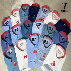 Áo Sơ Mi Ngắn Tay - Vạt Ngang Dáng Regular Vĩnh Tiến Vải Bamboo 439 - Nhiều Mẫu- N1