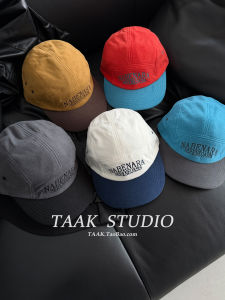 TAAK Retro Style Five Panel Fleece Lined Baseball Cap Womens Autumn Winter Vintage Workwear Flat Brim Duckbill Cap