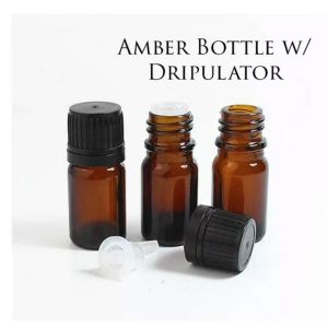 10/15/30/50ml Amber Glass Bottle with Dripulator Euro Dropper Orifice Reducer