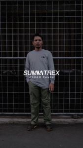 IRCO Summitrex Celana Cargo Panjang Pria Twill Tebal Pinggang Karet - Cargo Pants Regular Jumbo Xxxl