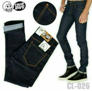 celana panjang jeans pria cowok celana jeans skinny simfit terbaru