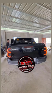 Toyota Hilux Revo Conquest GR LED Tail Light 2015–2025 | GR Logo | Plug & Play Rear Lamp