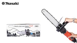 เลื่อยโซ่ เลื่อยลูกหมู เลื่อยติดหินเจียร์ 4 นิ้ว บาร์ 11.5 (ไม่รวมหินเจียร์)