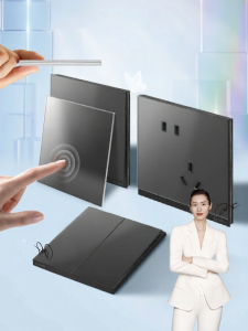 Bull | Ultrathin Butterfly Design Glass Panel Socket 10A