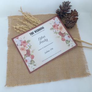 [100 pcs] Undangan Pernikahan Murah Cantik S196