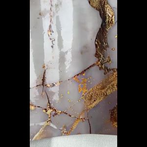 Easy To Clean And Cut Self-Adhesive Marble Texture Wallpaper Home Decor Stickers Suitable For Kitchens Oil-Resistant.