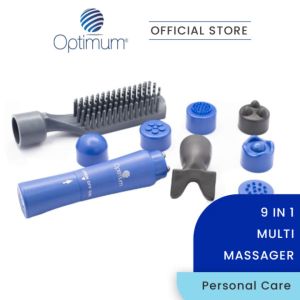 9IN1 Portable Massage Stick Machine Enhance Body Resistance Whole Full Body Hair Scalp Eyes Muscle Neck Arm Feet Roller Electric Massager Relax Muscle Tools Improve Sleep Quality Alat Mesin Machine Menpengurut Badan Bahu Tangan Kepala Tapak Kaki全身肌肉滚轮按摩工具