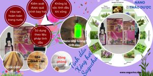 Tinh dầu xông hơi - nano thảo dược Sagucha 5ml dùng xông tinh dầu cho phòng xông hơi giải cảm xông hơi sau sinh tinh dầu thơm phòng với quy trình Nano hóa giúp kiểm soát được quá trình bay hơi tối ưu kéo dài cảm giác sảng khoái