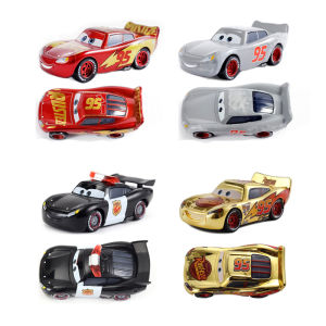 Diney Cars Pixar 1:55 Diecast Vehicle Metal Bodywork Alloy Material Anime Action Figure Lightning McQueen Kids Toy Birthday Gift