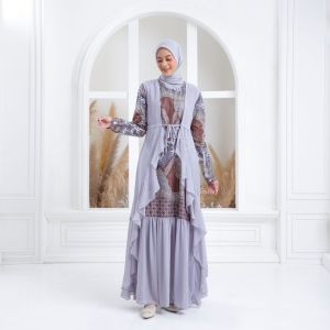 Gamis/Gaun Batik Pekalongan Wanita Motif Maheswara