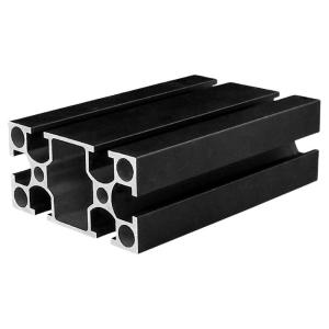 Industrial Aluminum Profile Matte Black